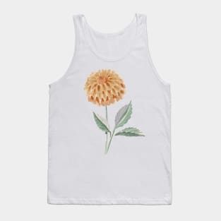 Painterly Dahlia Tank Top